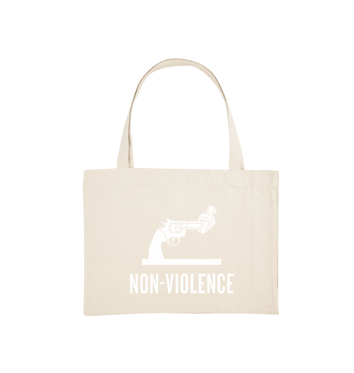 Non-Violence Project Knotted Gun Woven Shopping Tote