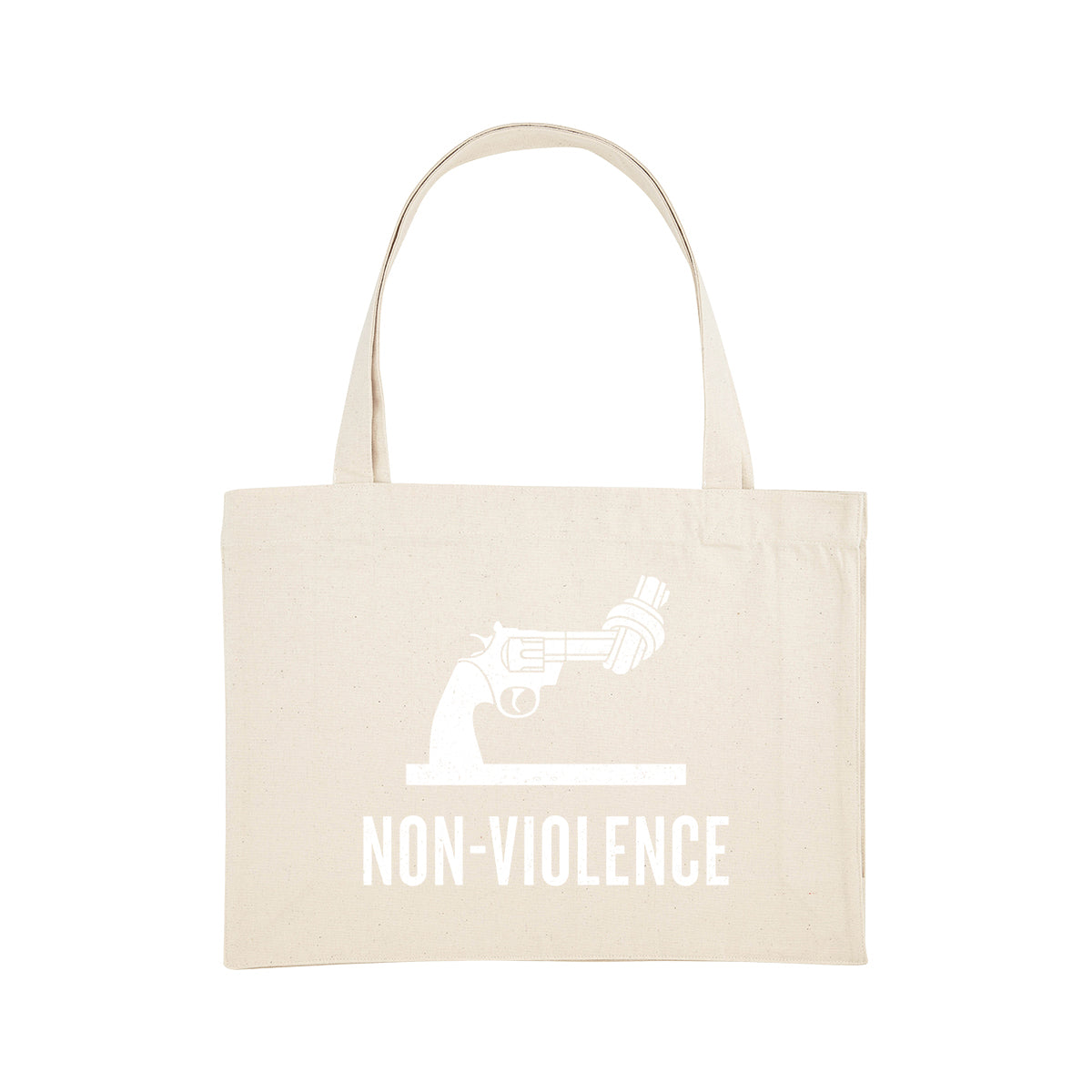 Non-Violence Project Knotted Gun Woven Shopping Tote