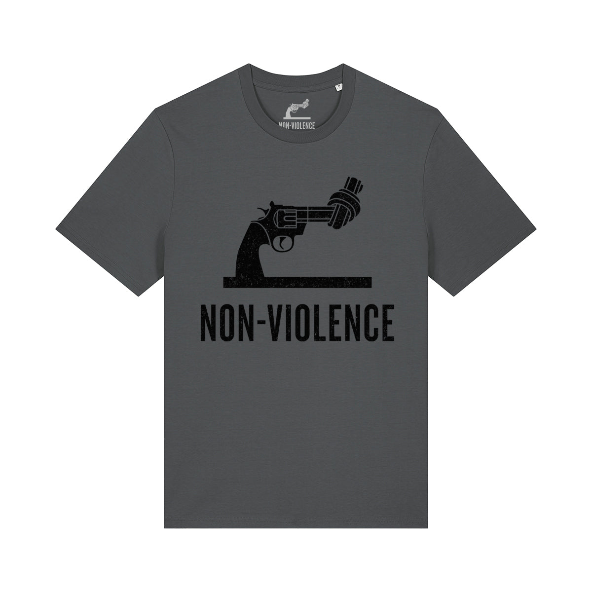 Non-Violence Project Black Knotted Gun T-Shirt