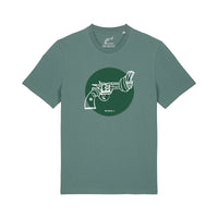 Non-Violence Project Green Knotted Gun Circle T-Shirt