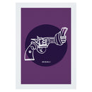 Non-Violence Project Knotted Gun Circle A4 Print