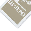 Non-Violence Project Distressed Knotted Gun A4 Print