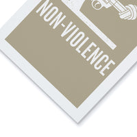 Non-Violence Project Distressed Knotted Gun A4 Print