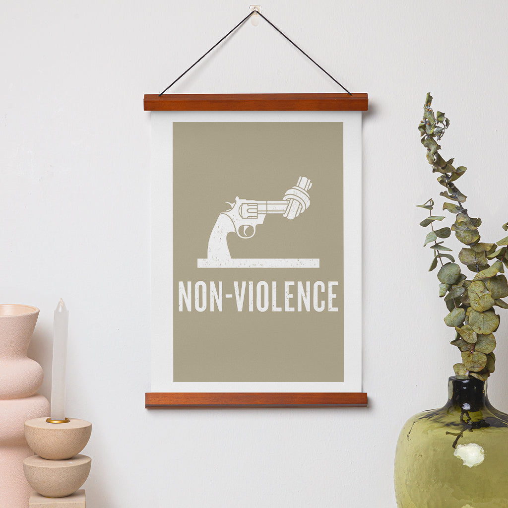 Non-Violence Project Distressed Knotted Gun A4 Print
