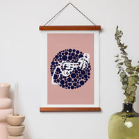 Non-Violence Project Knotted Gun Dots A4 Print
