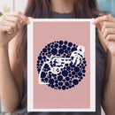 Non-Violence Project Knotted Gun Dots A4 Print