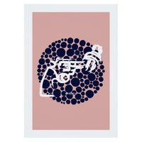 Non-Violence Project Knotted Gun Dots A4 Print
