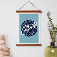 Non-Violence Project Knotted Gun Dots A4 Print