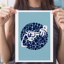 Non-Violence Project Knotted Gun Dots A4 Print