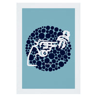 Non-Violence Project Knotted Gun Dots A4 Print