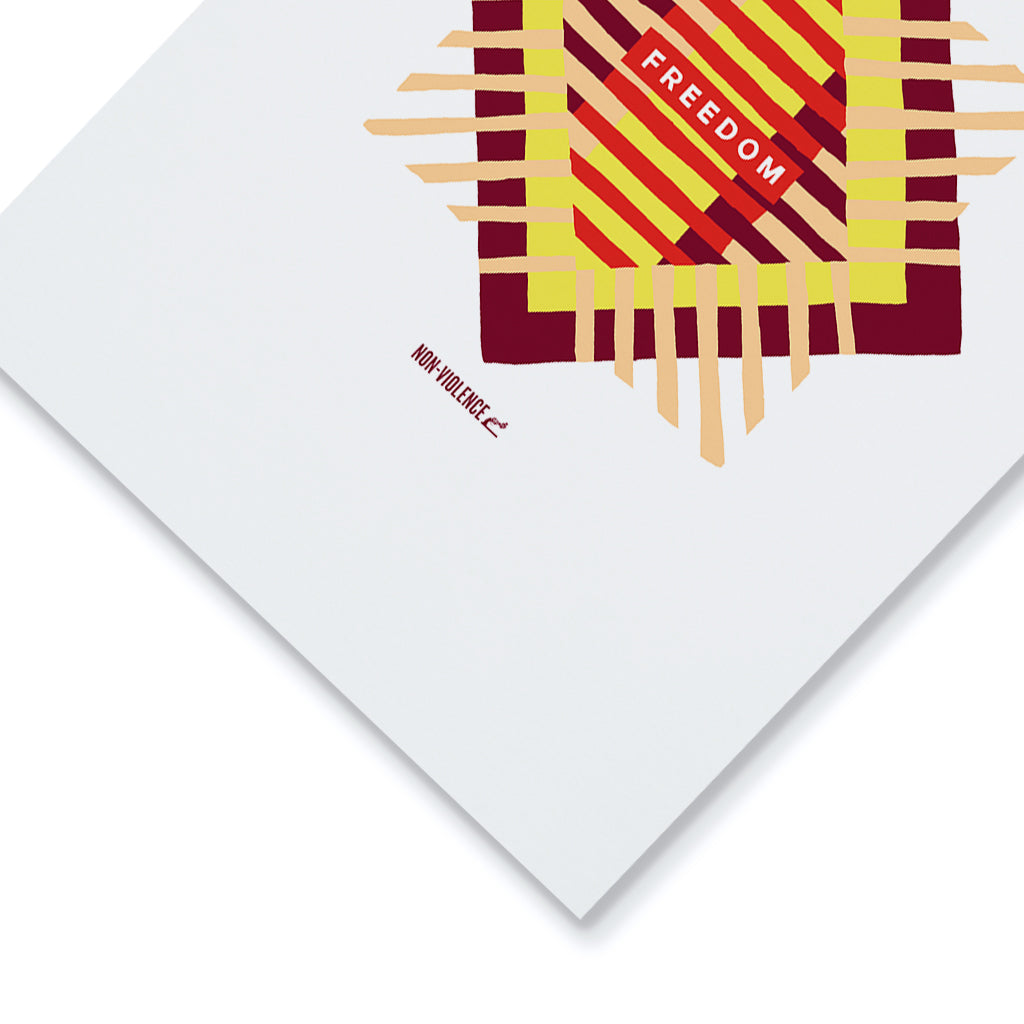 Non-Violence Project Freedom Stripe A4 Print