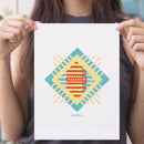 Non-Violence Project Freedom Stripe A4 Print