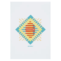 Non-Violence Project Freedom Stripe A4 Print