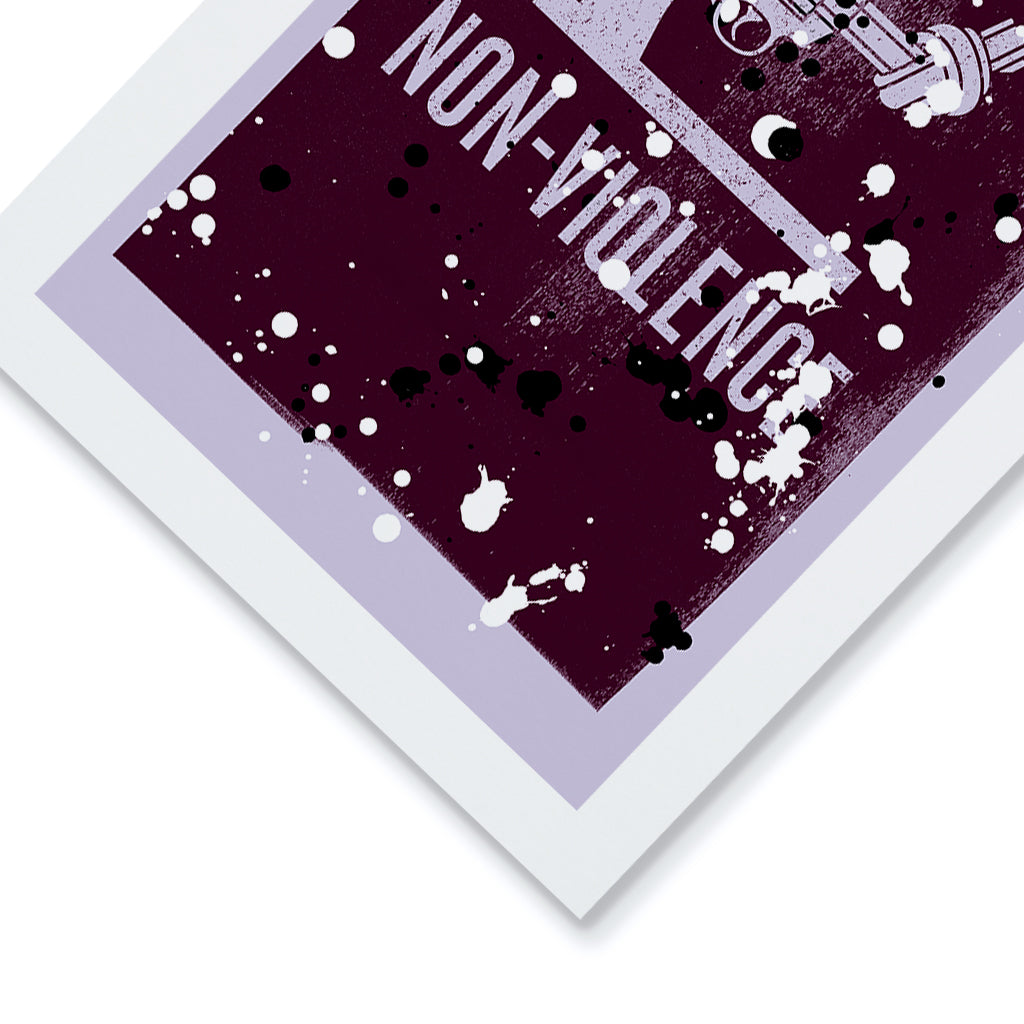 Non-Violence Project Knotted Gun Graffiti A4 Print