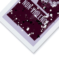 Non-Violence Project Knotted Gun Graffiti A4 Print