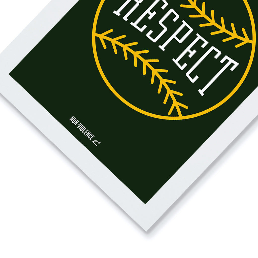 Non-Violence Project Baseball A4 Print