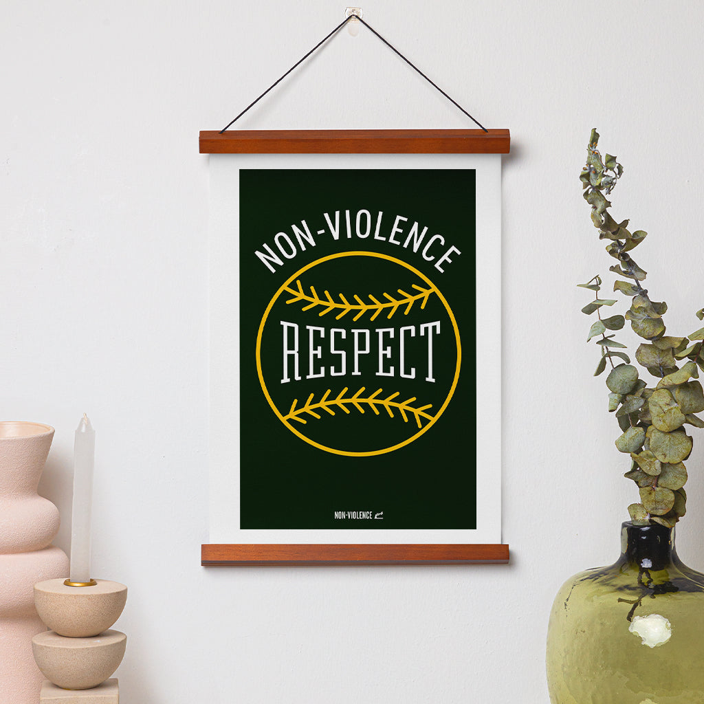 Non-Violence Project Baseball A4 Print