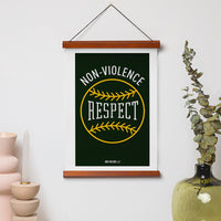 Non-Violence Project Baseball A4 Print