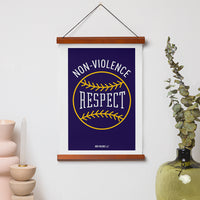 Non-Violence Project Baseball A4 Print