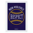 Non-Violence Project Baseball A4 Print
