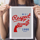 Non-Violence Project Knotted Gun Collegiate A4 Print