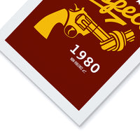 Non-Violence Project Knotted Gun Collegiate A4 Print