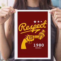 Non-Violence Project Knotted Gun Collegiate A4 Print