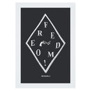Non-Violence Project Freedom Diamond A4 Print