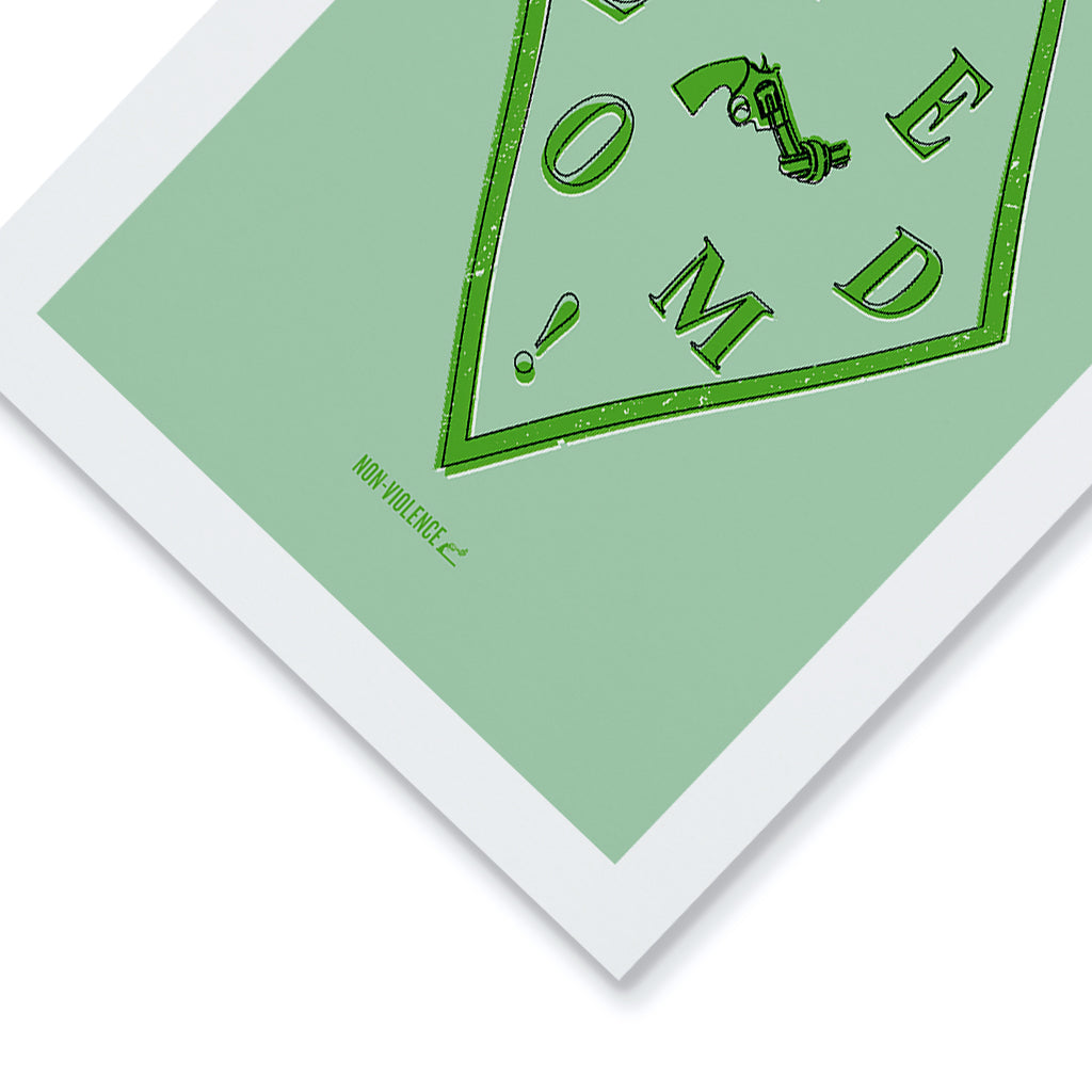 Non-Violence Project Freedom Diamond A4 Print