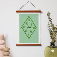 Non-Violence Project Freedom Diamond A4 Print