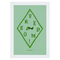 Non-Violence Project Freedom Diamond A4 Print
