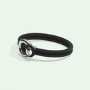 IMAGINE BRACELET / BLACK RECYCLED NYLON-Non-Violence-Shop