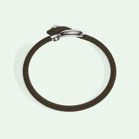 IMAGINE BRACELET / BROWN RECYCLED NYLON-Non-Violence-Shop