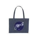 Midnight Blue Printed Bag Front