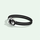 IMAGINE BRACELET / BLACK LEATHER-Non-Violence-Shop