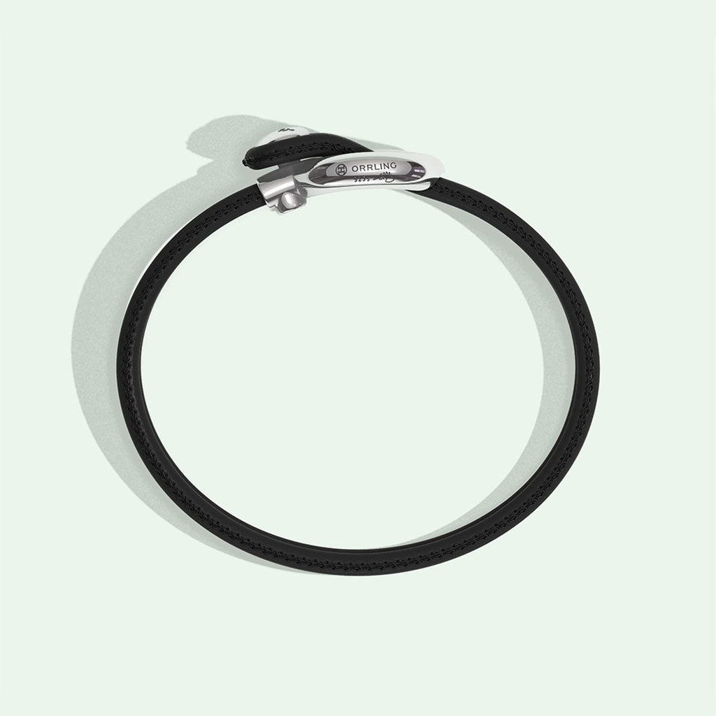 IMAGINE BRACELET / BLACK LEATHER-Non-Violence-Shop