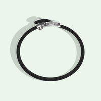 IMAGINE BRACELET / BLACK LEATHER-Non-Violence-Shop